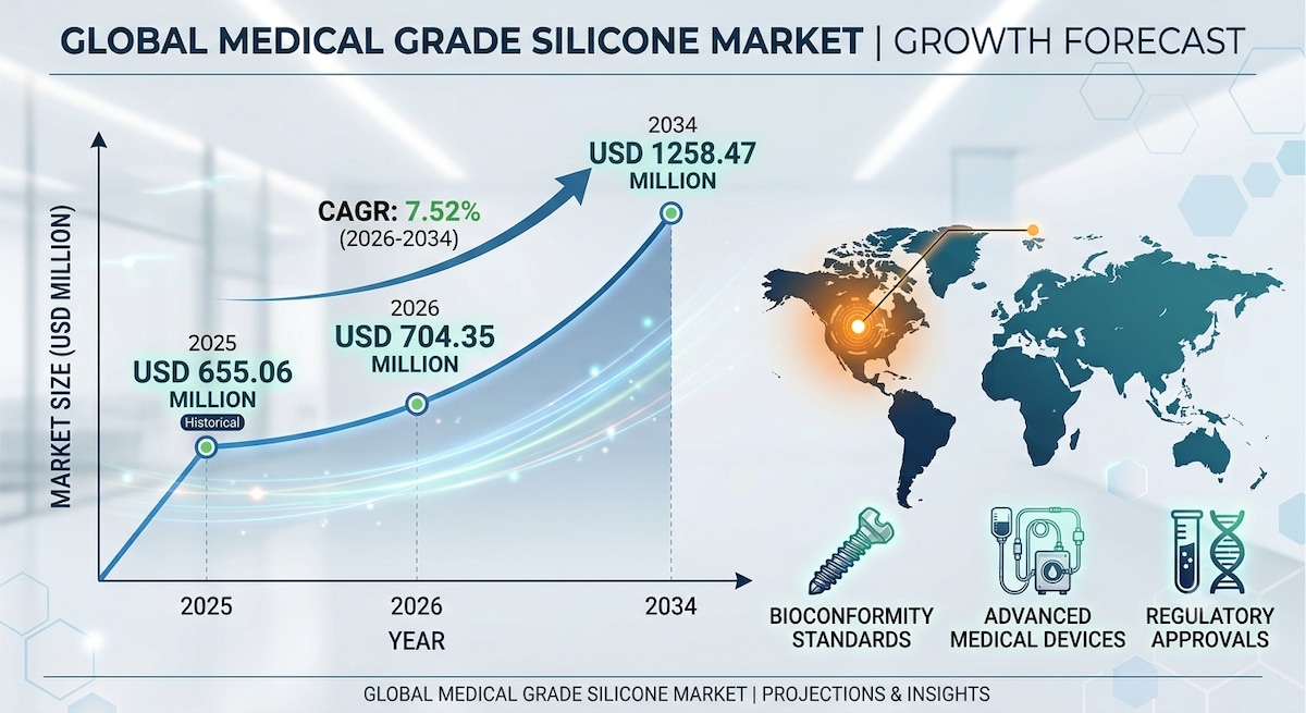 Medical Grade Silicone Market Dynamics and Outlook 2026–2034

The global Medical Grade Silicone Mark...