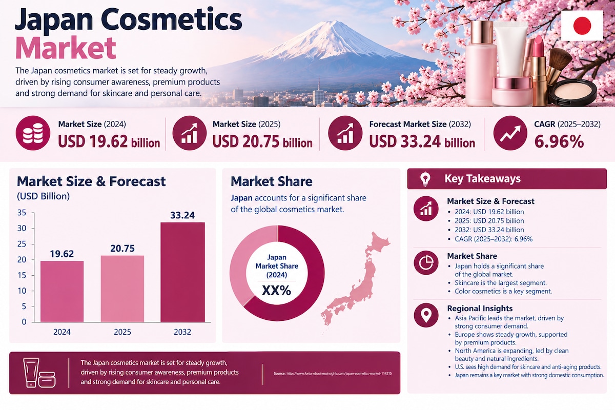 Japan Cosmetics Market Distribution Channel Analysis and Forecast 2026–2034
 The Japan cosmetics mar...