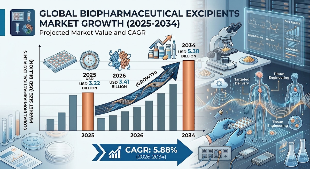 Biopharmaceutical Excipients Market Future Outlook 2026–2034

The global biopharmaceutical excipient...