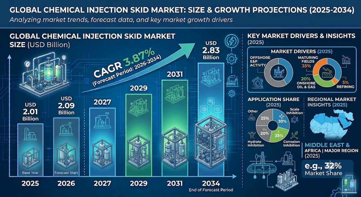 Chemical Injection Skid Market: Advancements in Industrial Chemical Dosing

The global chemical inje...
