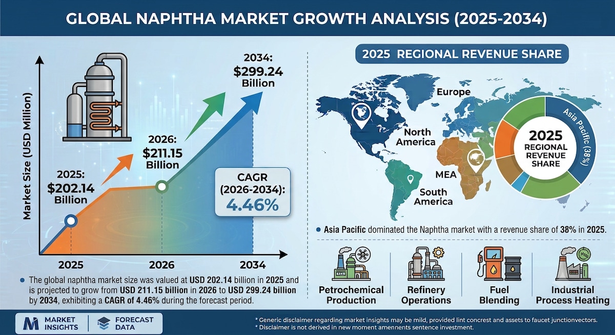 Naphtha Market Forecast Highlights Opportunities for Leading Energy Companies

The global naphtha ma...
