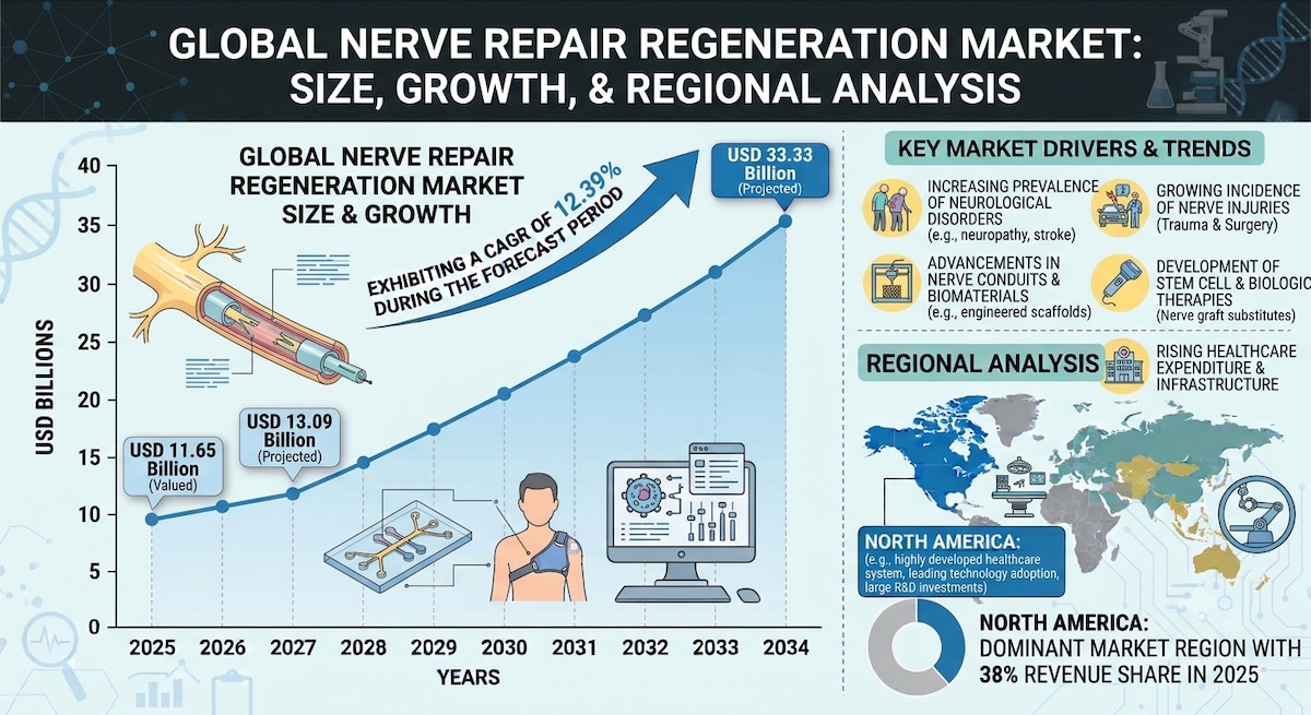 Nerve Repair and Regeneration Market Trends: Regenerative Medicine Transforms Nerve Injury Treatment...