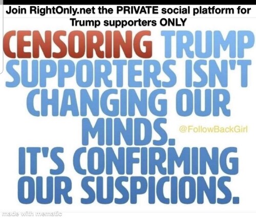 View RightOnly.net (Social App)'s post on GETTR. Join the discussion, share your thoughts, and connect with the community.