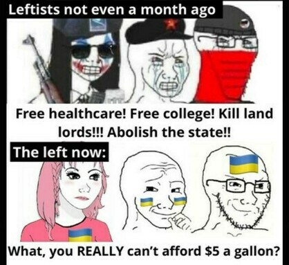 Are the left victims of the government? Or their own narrative?... Or are they mentally defective?🏴...