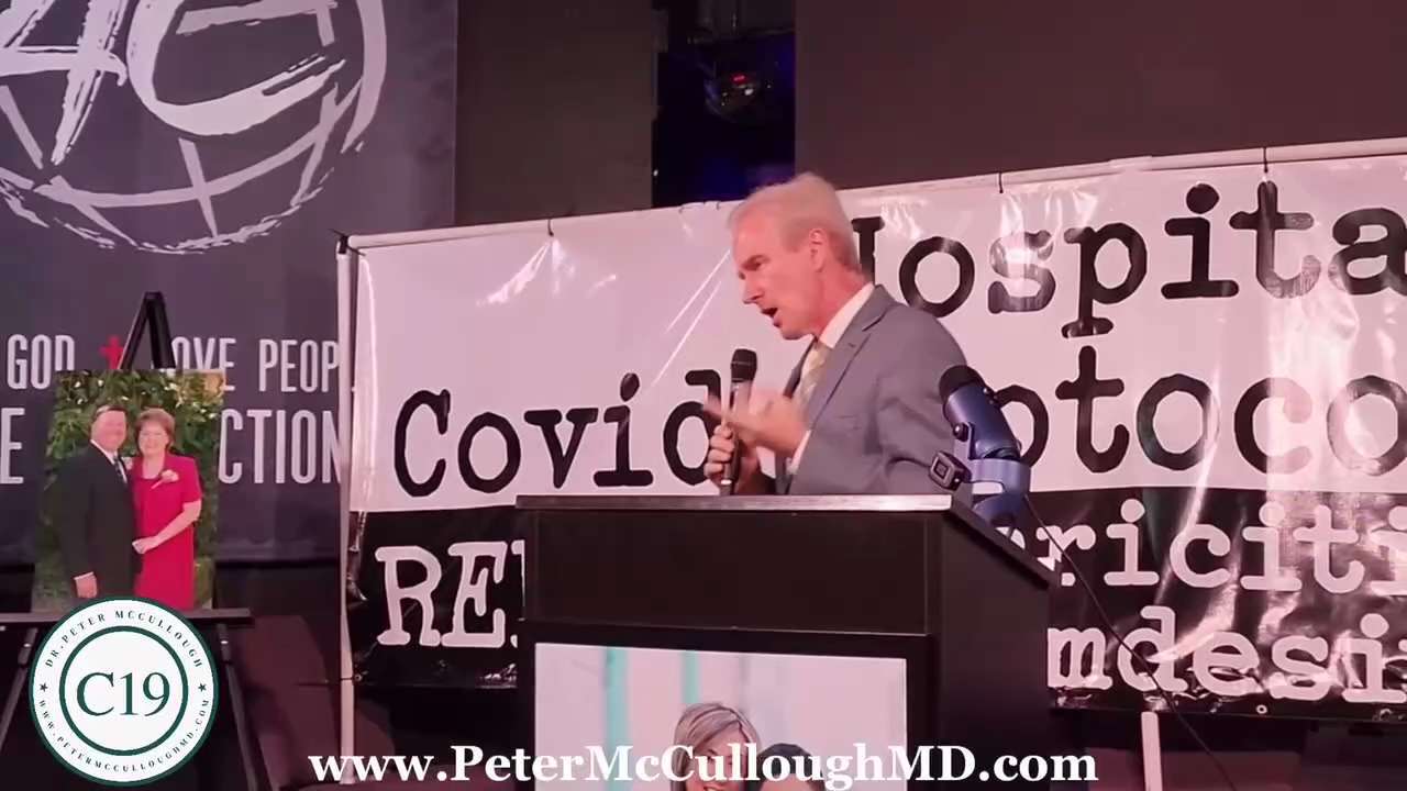 Told a packed house in Fresno at the COVID-19 hospital care class action lawsuit press conference that the suppression of early COVID-19 treatment was intentional.  It was to cause fear, suffering, hospitalization, and death, in order to advance the mass vaccination agenda worldwide.  The plan was to get a needle in every arm without exception every six months with no end in sight.   This meant no outpatient medications and no advancements in hospital care.  We document all of this in our book "Courage to Face COVID-19."