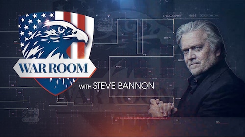 Welcome to the War Room. Steve Bannon and special guests bring you the most important news from around the world. Watch LIVE on Real America’s Voice, seven days a week at 10:00 AM EST and again at 5:00 PM EST on Weekdays.
Visit WR show archive: https://americasvoice.news/playlists/the-war-room/ 
TEXT "warroom" to 75802 to get exclusive War Room updates. 
Subscribe to our Substack: https://realamericasvoice.substack.com 
RAV NETWORK LINKS: https://linktr.ee/realamericasvoice 
Join us for War Room with your host Steven K. Bannon!
