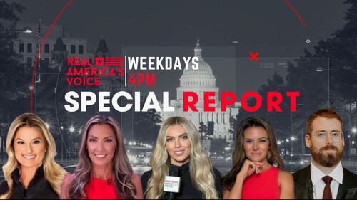 Watch our Special Report with Miranda Khan, Tera Dahl, Michelle Backus, and Kaelan Dorr 
weekdays M-F  at 4 PM EST.
Catch past shows:https://americasvoice.news/playlists/show/americas-voice-special-report/
ALSO WATCH US LIVE ON:
ROKU https://bit.ly/rokurav
PLUTO https://bit.ly/plutorav
🚨SUBSCRIBE TO OUR SUBSTACK: https://realamericasvoice.substack.com/subscribe
🔥GET YOUR RAV GEAR: https://realamericasvoice.launchcart.store/
🔗VISIT RAV NETWORK LINKS: https://linktr.ee/realamericasvoice
📢JOIN OUR COMMUNITY: https://ravsocial.locals.com
