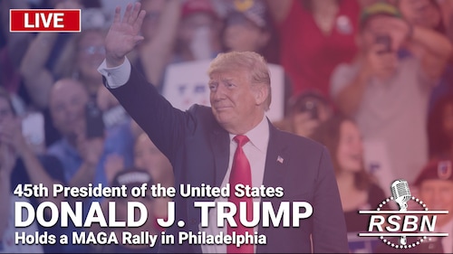 President Donald J. Trump, 45th President of the United States of America, will deliver remarks at a Rally in Philadelphia, Pennsylvania, on Saturday, June 22, 2024, at 7:00 PM ET.

Watch LIVE on RSBN starting at 3:30 p.m. ET, right after President Trump addresses the Faith and Freedom Coalition.