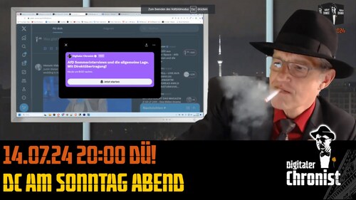 Aufzeichnung vom 14.07.24 DC am Sonntag Abend