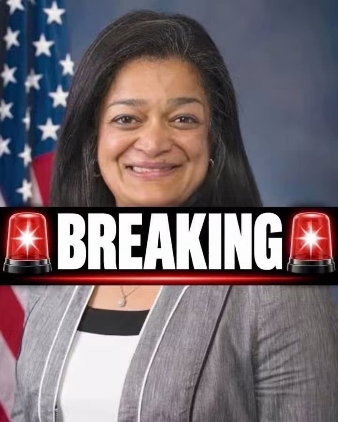 🚨BREAKING: Calls are ramping up nationwide to INVESTIGATE, EXPEL and DEPORT Indian Rep. Pramila Jay...
