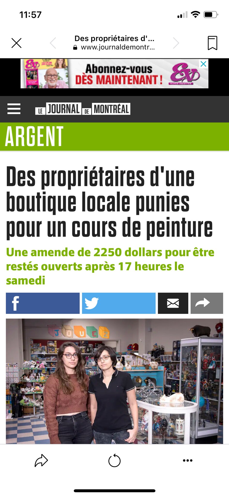 Depuis quand ils surveillent les heures d’ouverture?

Plus moyens d’essayer de s’en sortir. 
https:/...