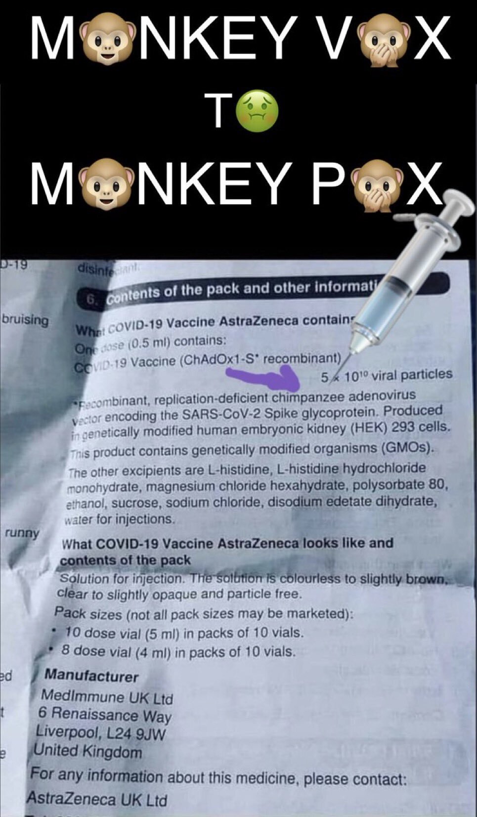 What could have altered the immune systems of adults over the last year to make them susceptible to viruses that were previously super rare in humans?  Why might adenovirus now cause liver failure in children when it previously didn’t? #ThingsThatMakeYouGo 🤔#MonkeyPox 