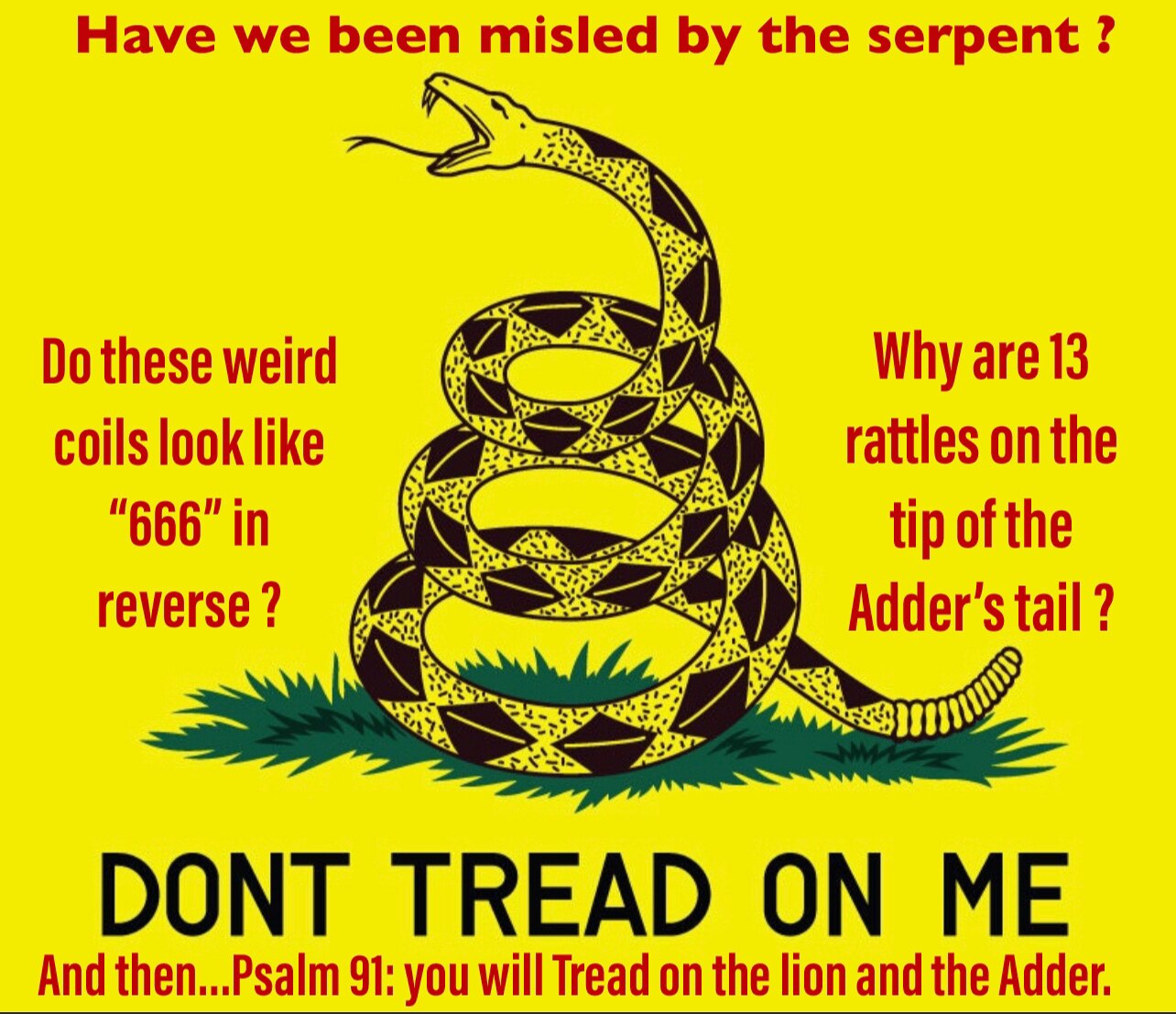 Who draws a snake like that anyway ? 