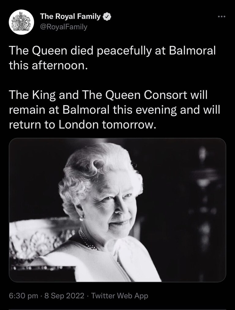 Our Queen - Elizabeth the second, has passed away today.
For all of those who have criticised the royal family (and some criticisms are absolutely legiti