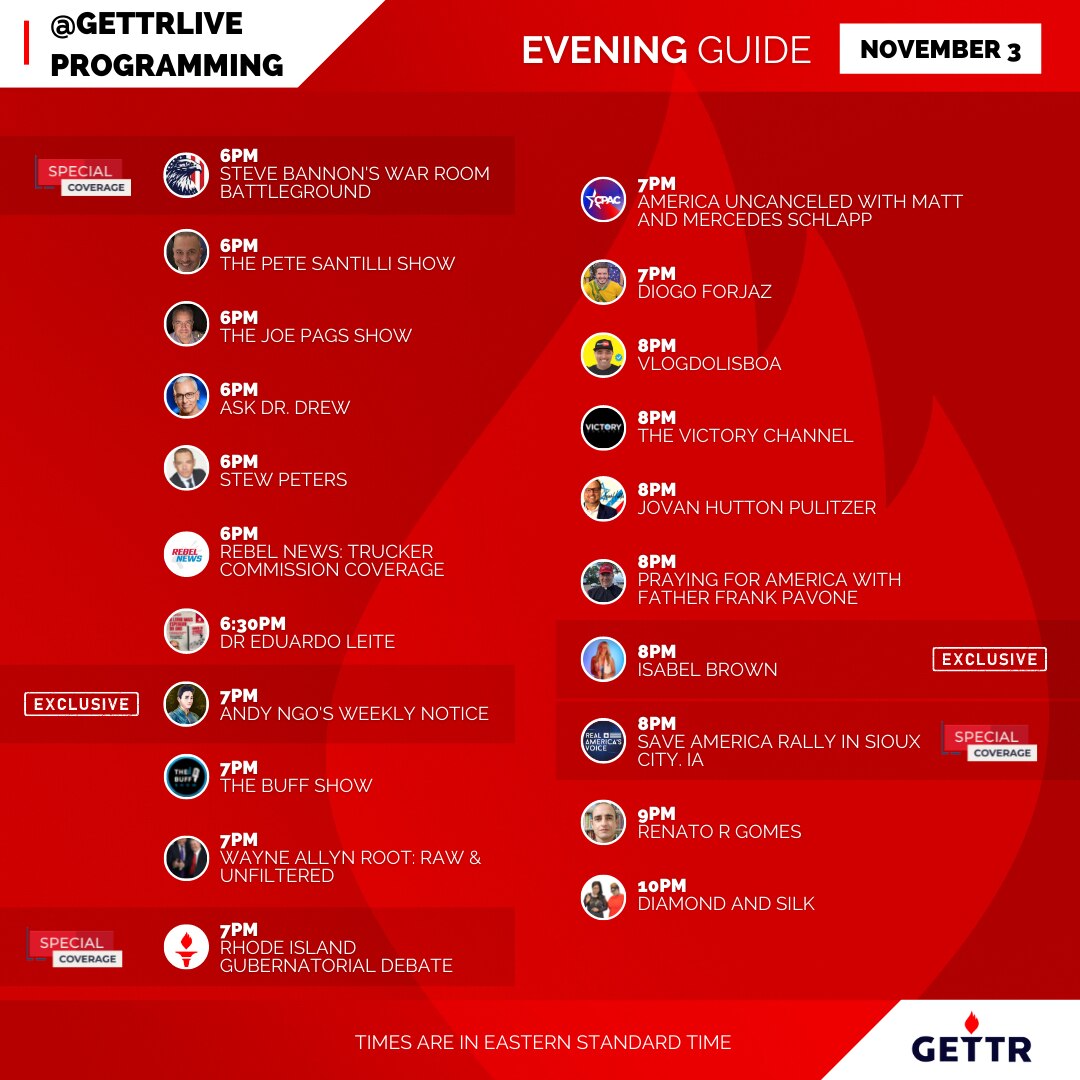 Tonight’s a great night for livestreams! 

Don’t forget to tune in to @RealAmVoice for coverage of t...