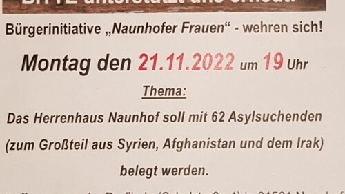 Naunhof am Montag 21.11.22 Abschlussworte 