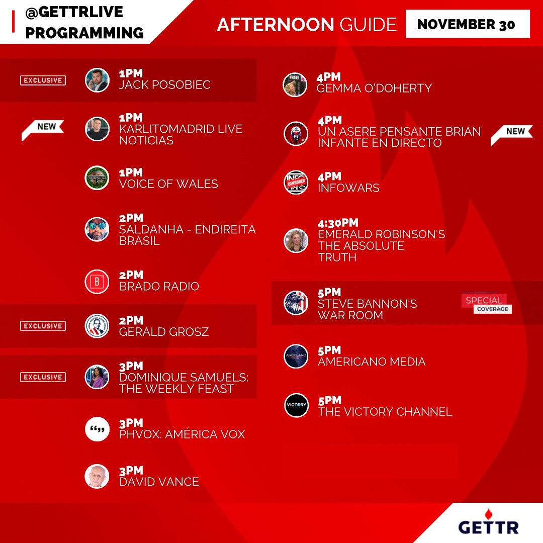 Don’t go anywhere, our afternoon of livestreaming is coming right up!