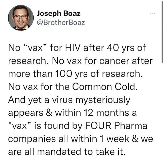 It’s about your health alright…population control through vaccines. Gates BOASTED about the efficacy...