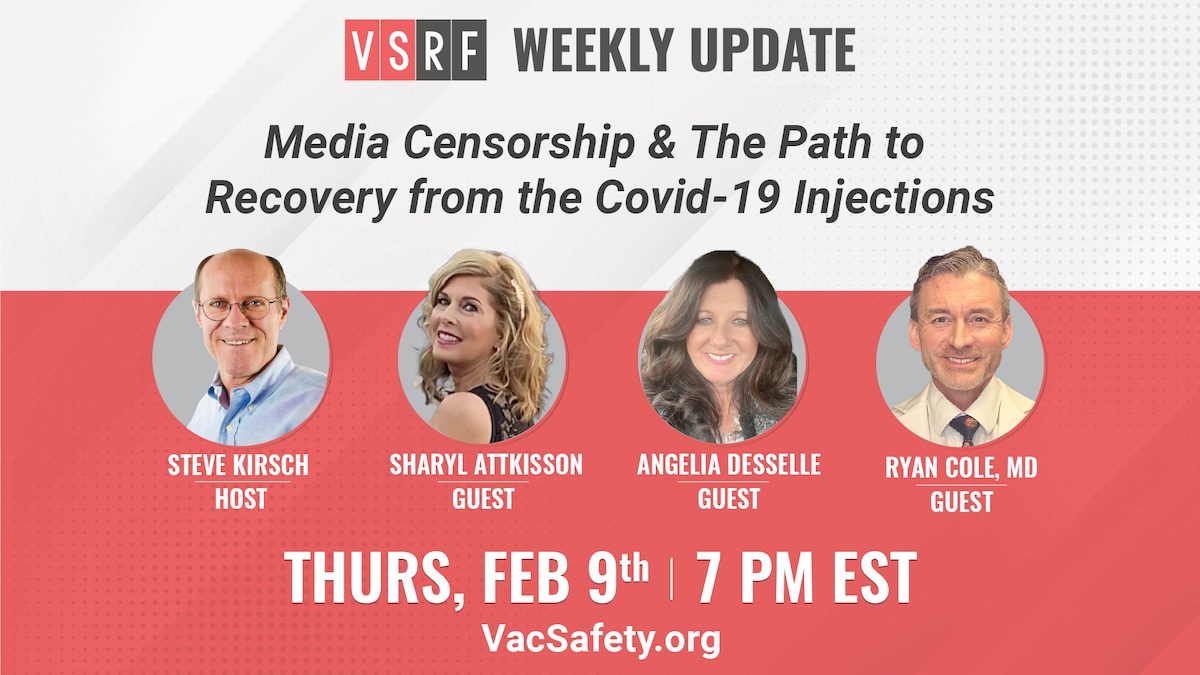 Join us for a powerful show this Thursday.

💥 Covid Media Censorship with Journalist Sharyl Attkiss...