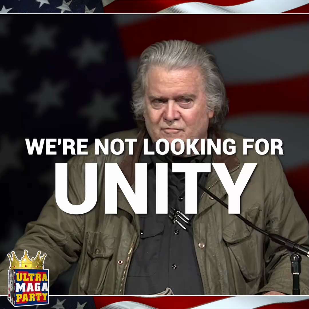 STEVE BANNON: We're not here to UNIFY the country—we're here to SAVE the country!