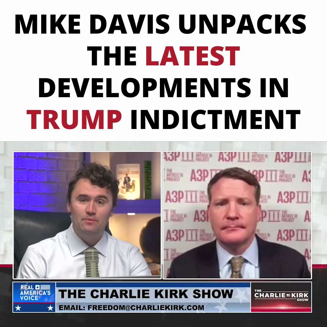 Mike Davis Unpacks the Latest Developments in Trump Indictment

Subscribe to The Charlie Kirk Show: ...