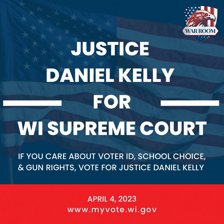 🚨🚨The CRITICAL Wisconsin Supreme Court election is tomorrow, April 4th.

Please do everything you can within your power to elect Justice Daniel Kelly.

w
