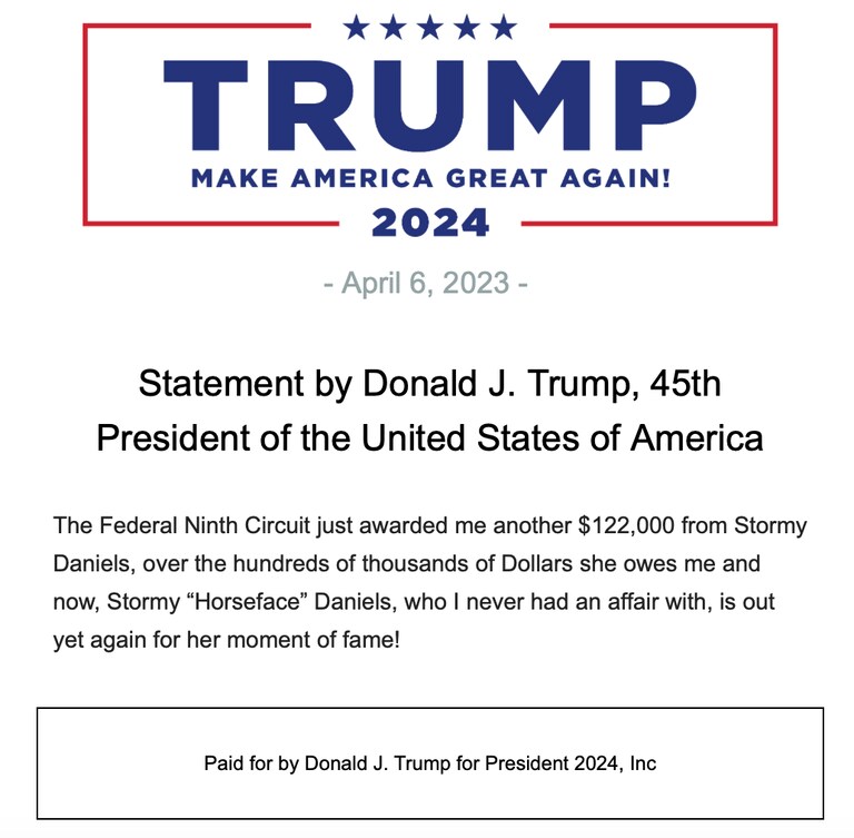 President Trump is so great . . . that strippers pay him.

#TeflonDon