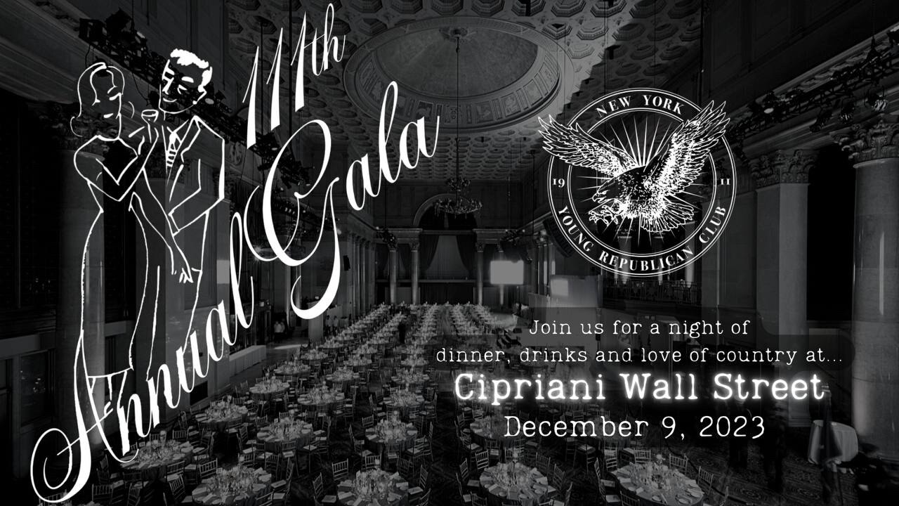 The New York Young Republican Club is excited to announce that our 111th Annual Gala will be hosted ...