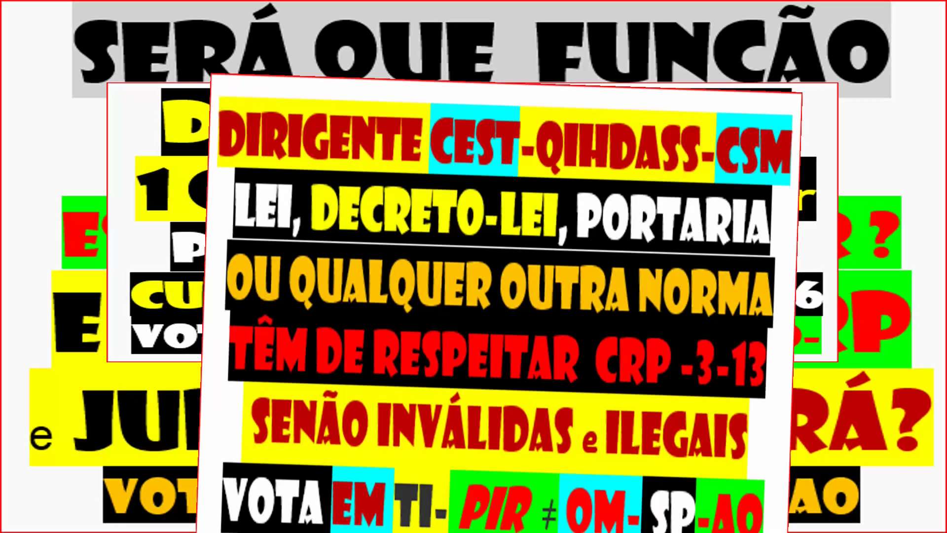 NOTÍCIAS FACTUAIS REALIDADE https://gettr.com/post/p2g1fex1ec6
TODAS AS OUTRAS FICÇÃO P DISTRAIR PAP...