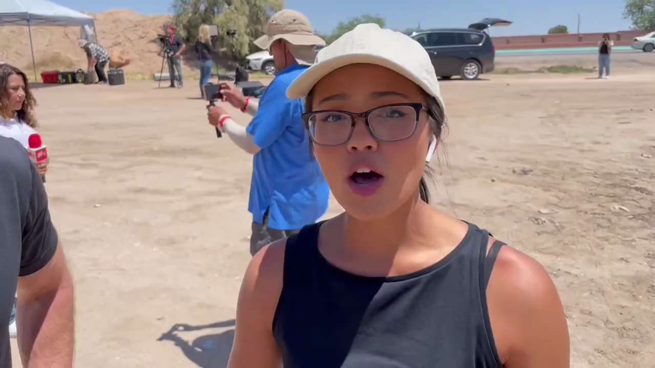 Savanah Hernandez Corrects The Lies Being Told At The Southern Border Illegals Mass At Border Gate 4...