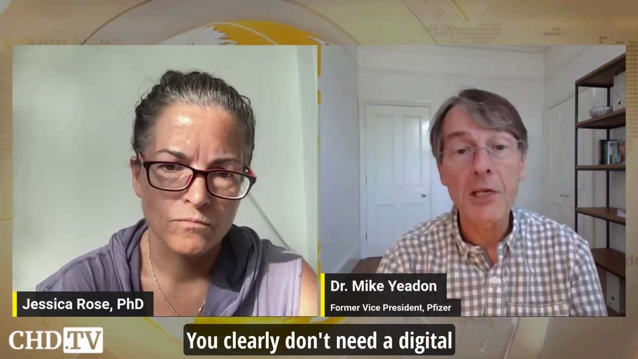 ❌谨防数字身份证：Mike Yeadon博士的当务之急

"如果你必须在做任何事情之前出示独特的数字身份证......那么这意味着控制该数据库的人，如果他们想设置一个条件，比如你必须是最新的疫苗，那么...