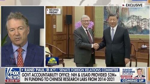 Rand Paul… Bill Gates Is The Largest Funder Of Trying To Find These Viruses In Caves And Bring Them ...