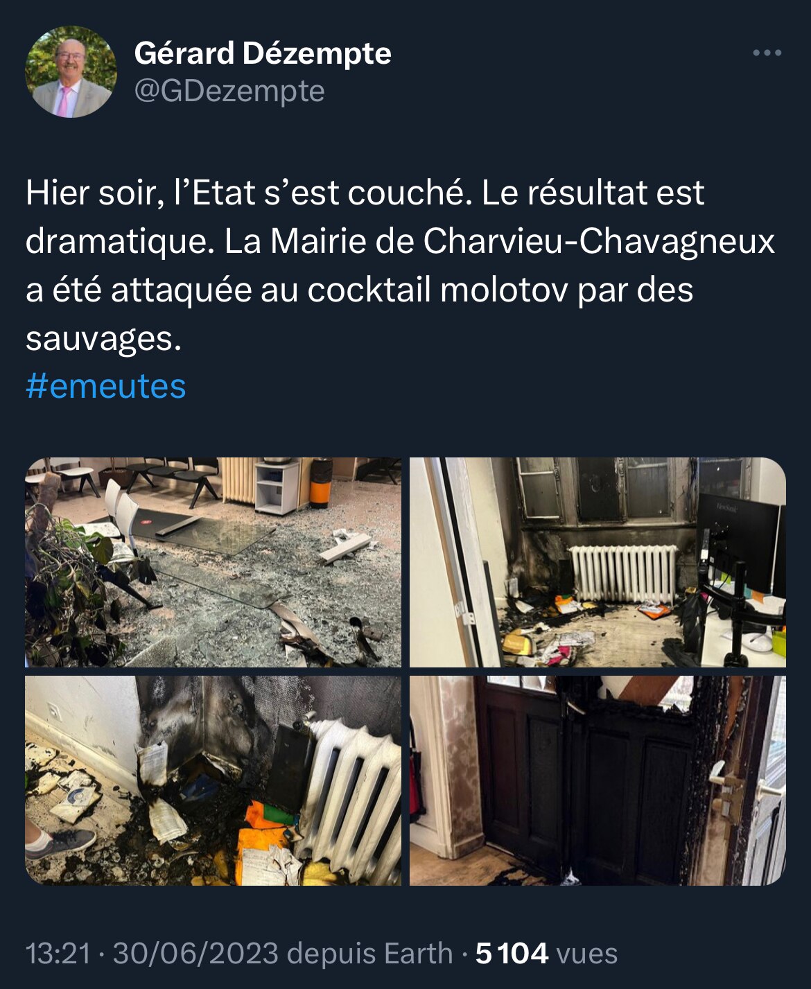 Y compris dans nos communes rurales, voici ce que nos élus doivent subir. 

Tout mon soutien à nos m...