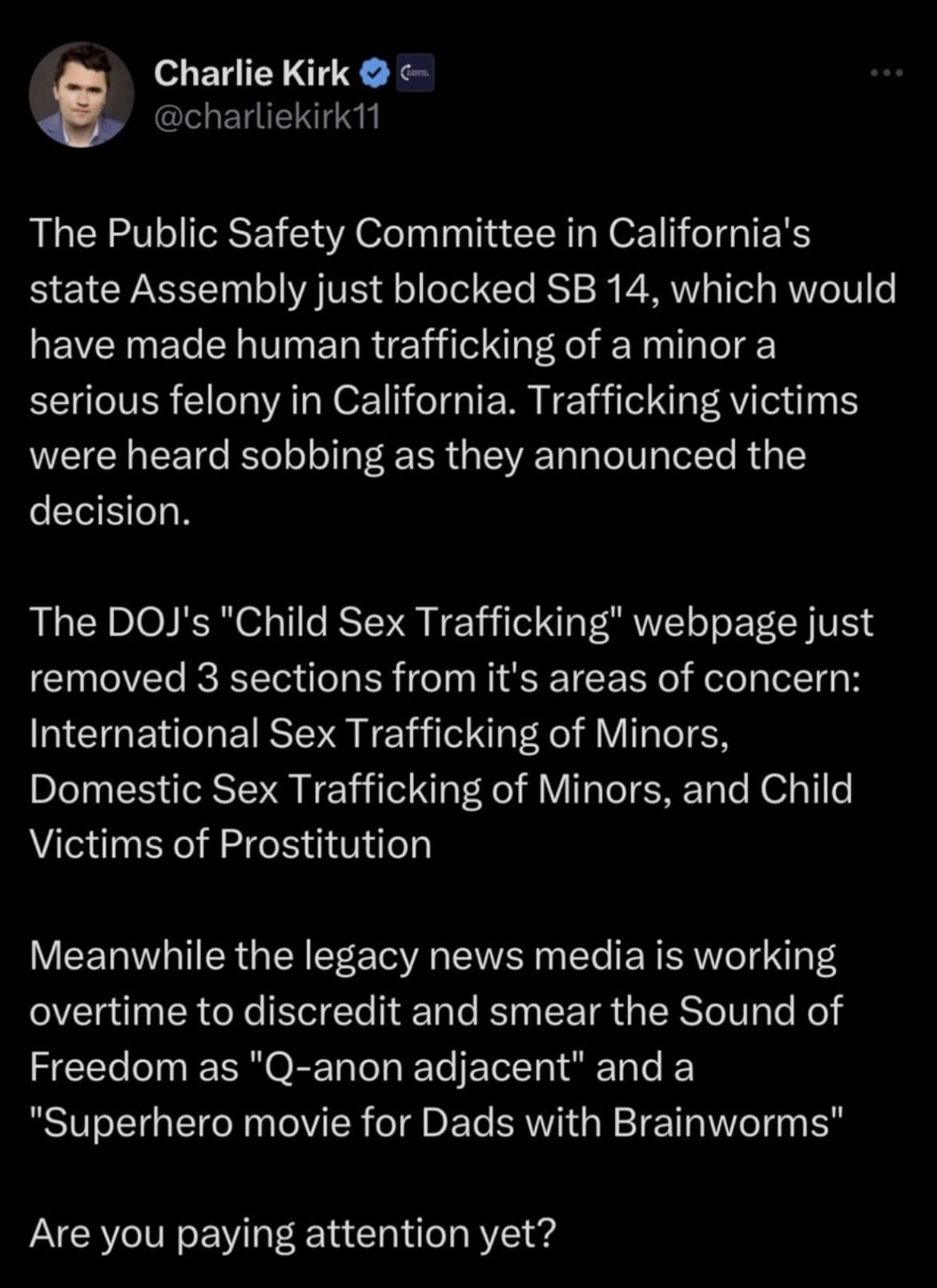 #childsextrafficking