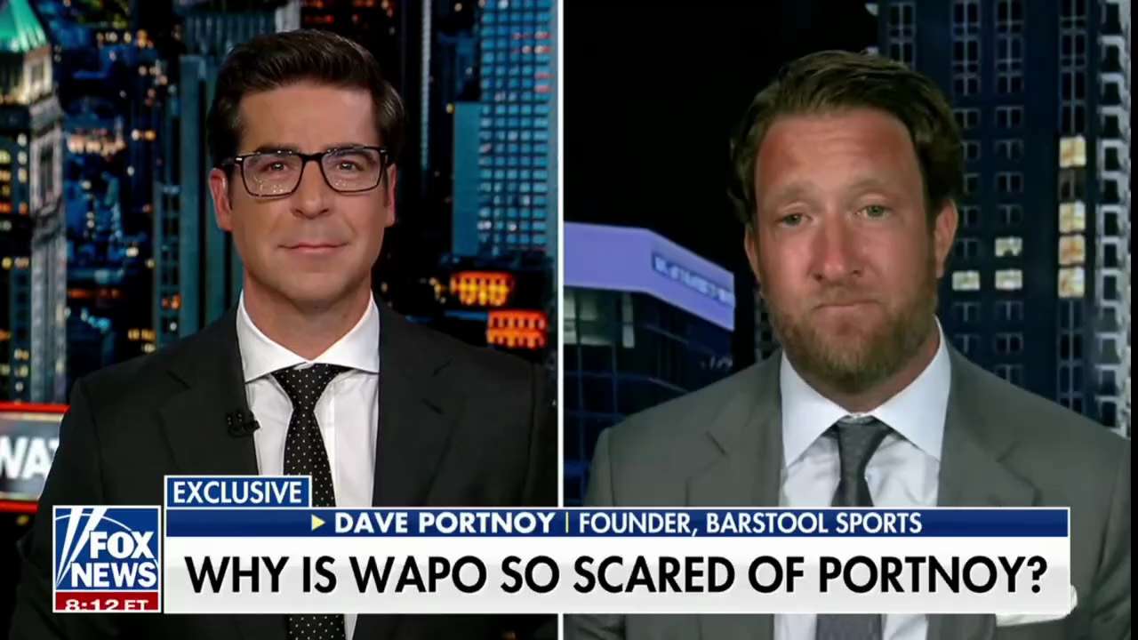 Dave Portnoy going off: 

"The New York Times is garbage. The Washington Post is garbage. They are a...