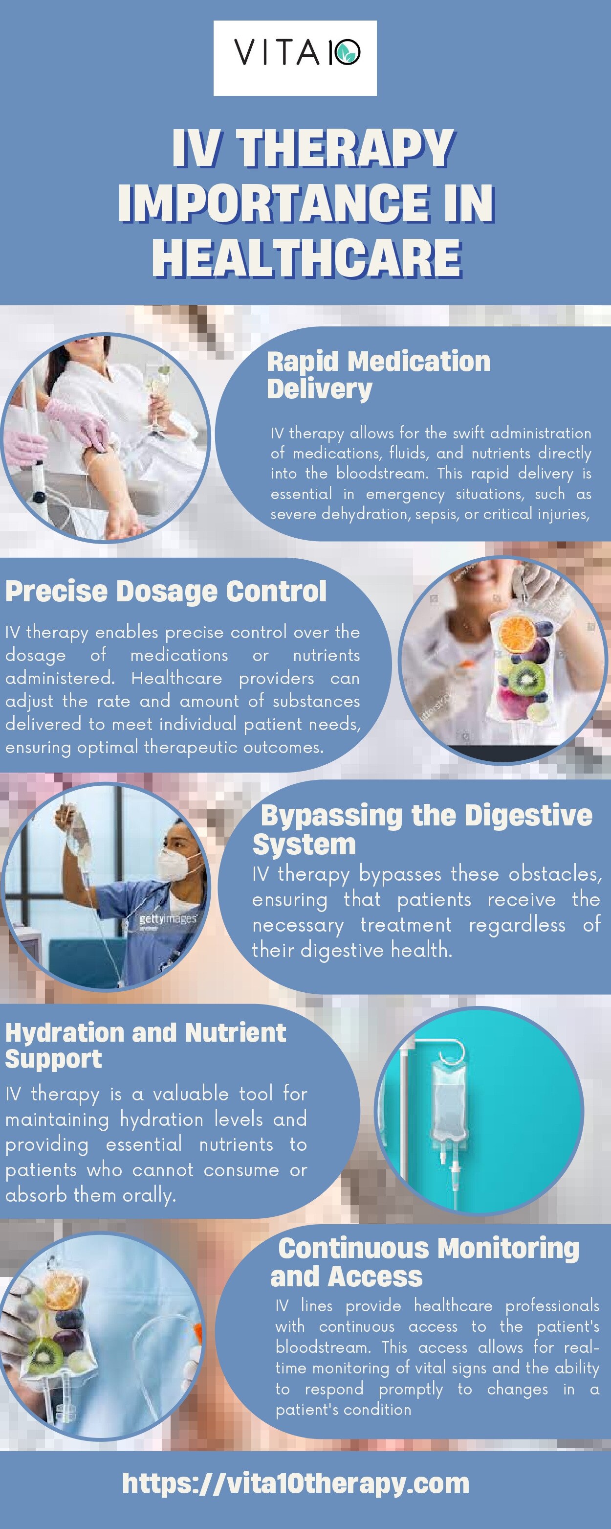 Iv Therapy Importance In Healthcare

Intravenous (IV) therapy plays a vital role in modern medicine ...