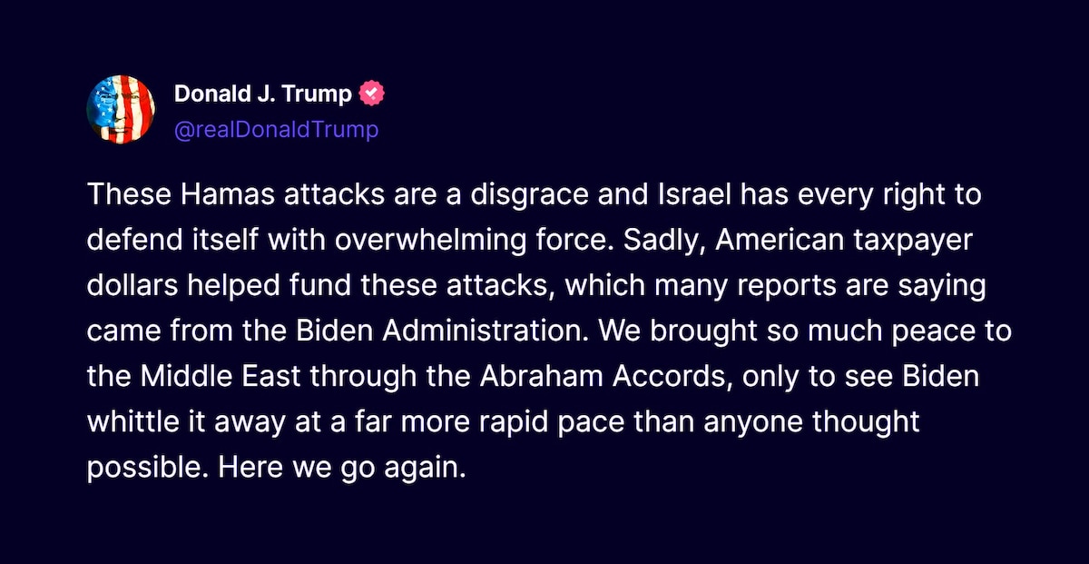 View il Donaldo Trumpo's post on GETTR. Join the discussion, share your thoughts, and connect with the community.