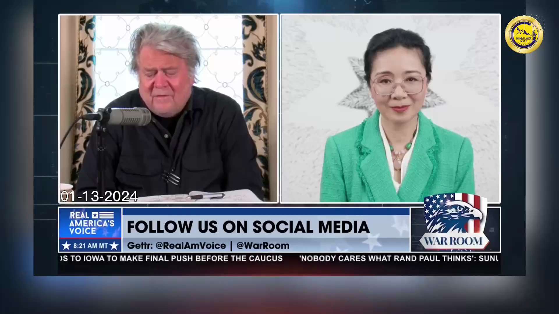 01/13/2024 Nicole Tsai on WarRoom with Steve Bannon
The small island nation of Taiwan is incredibly ...