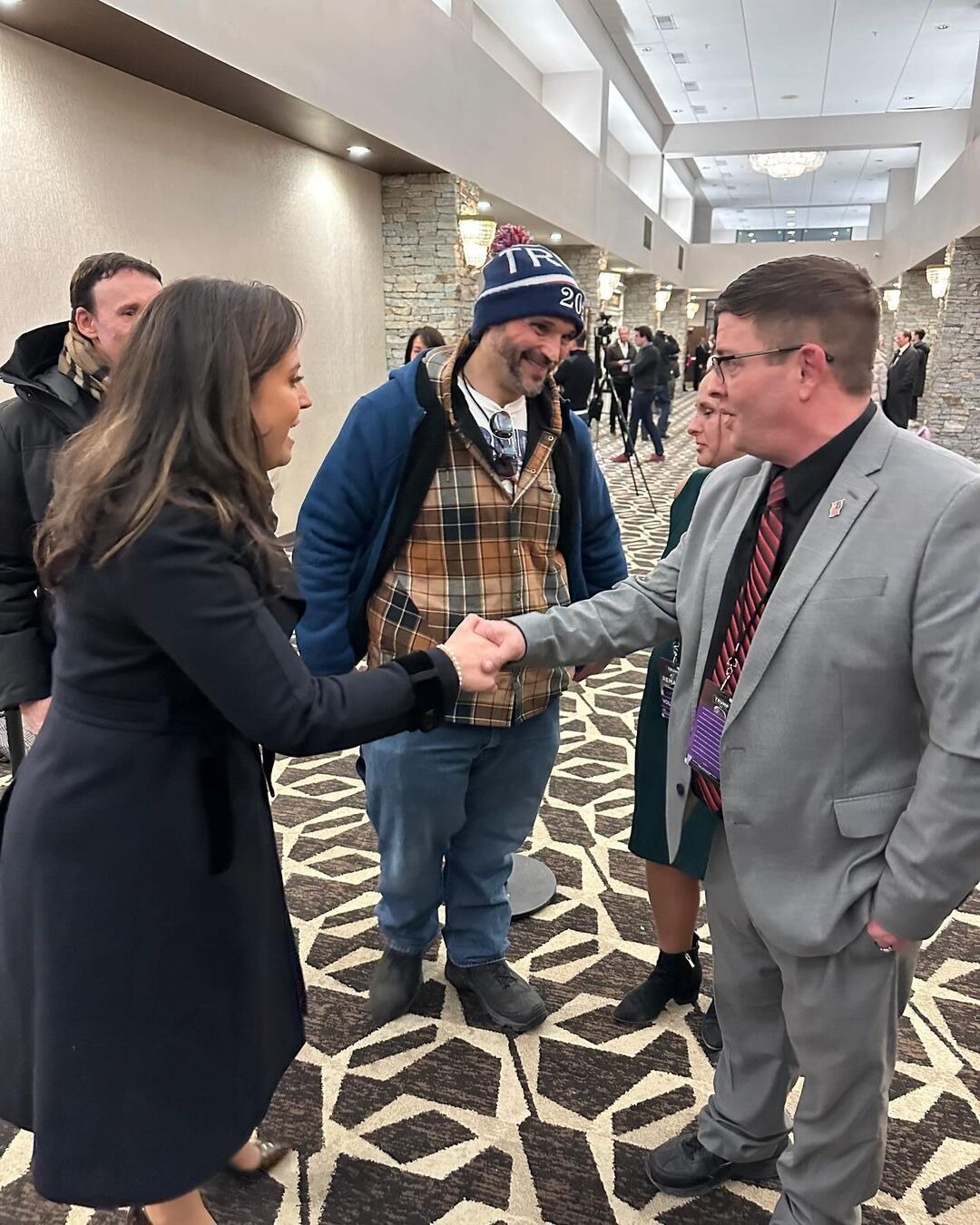 Always love grassroots campaigning - America First is about We The People! Thanks to all these stron...