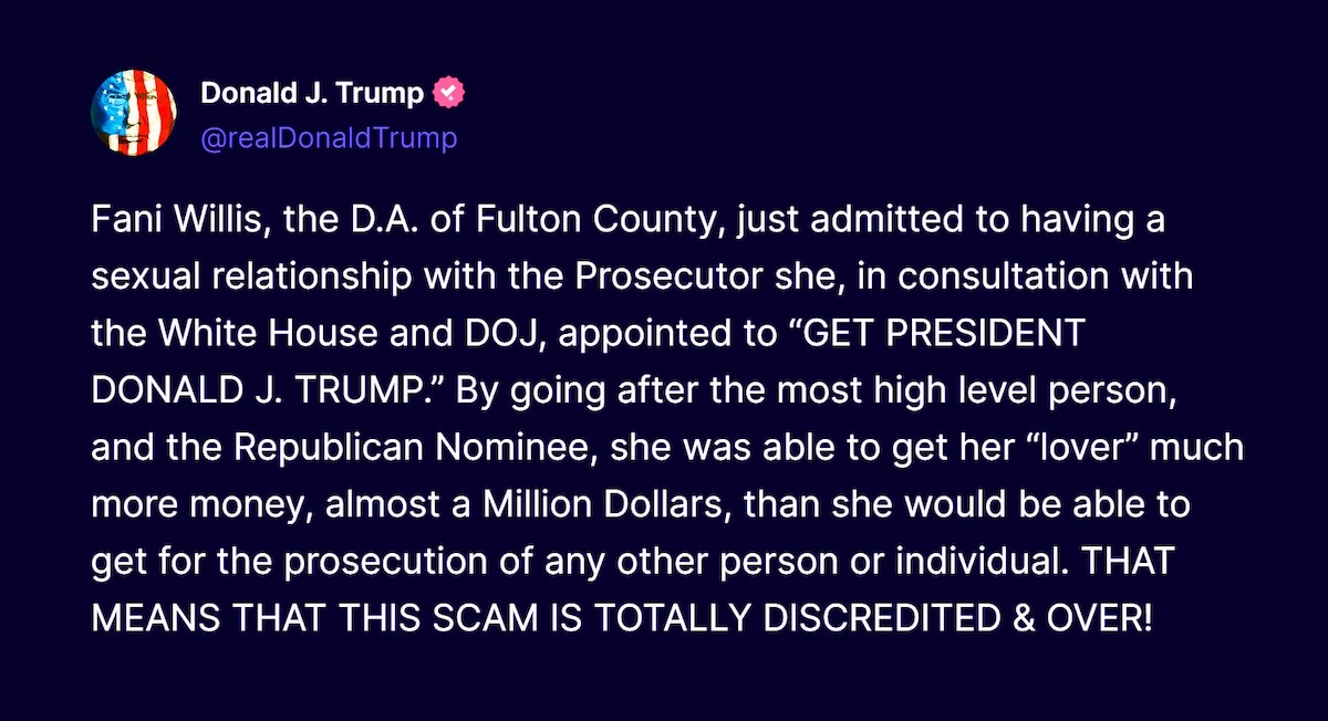 View il Donaldo Trumpo's post on GETTR. Join the discussion, share your thoughts, and connect with the community.