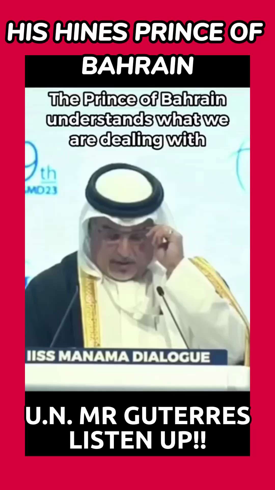 VIDEO; THE PRINCE OF BAHRAIN AMAZING!!!
