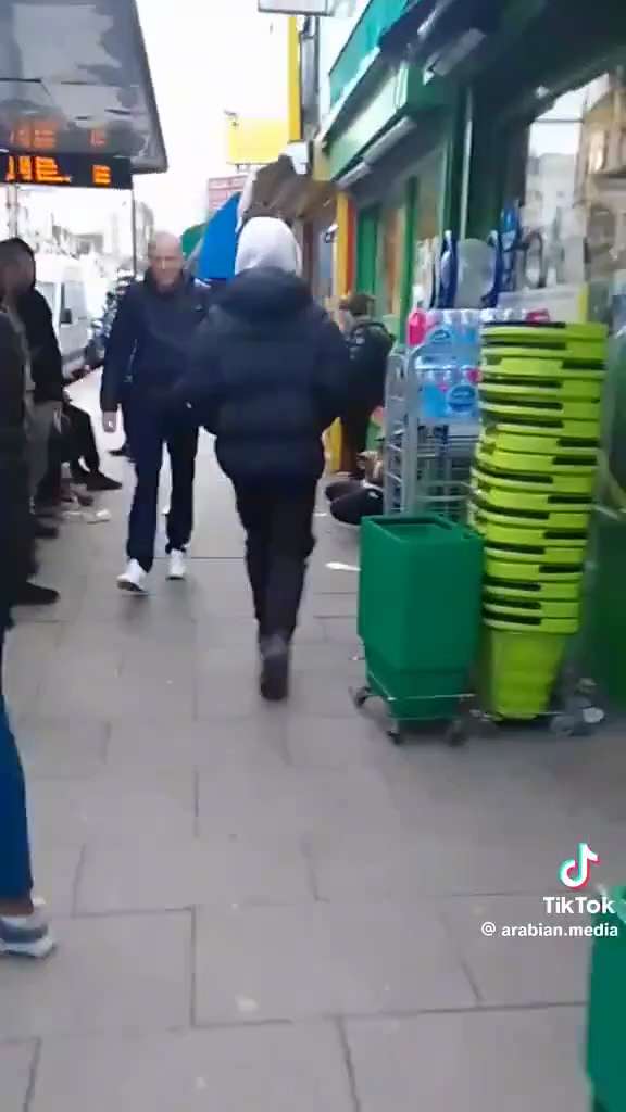 Arab media visits the UK to see English people. 

Notices the great replacement in plain sight.

