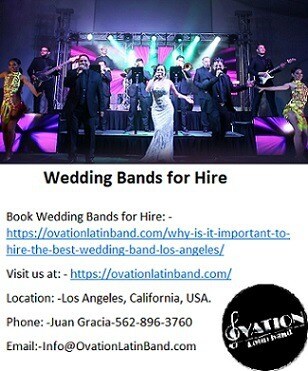 Famous Wedding Bands for Hire in California at best price.

For more details: -
Book Wedding Bands f...