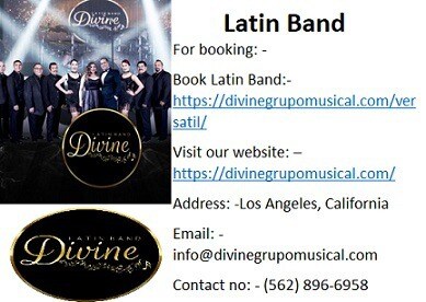 Hire Expert Divine Latin Band in California at nominal rate.
Divine Grupo Musical is the best Latin ...