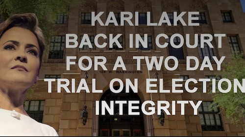 LIVE: Kari Lake In Court On Election Integrity